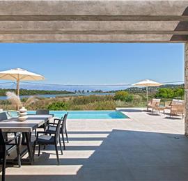 3 bedroom villa with pool & sea view, near Acharavi, sleeps 6